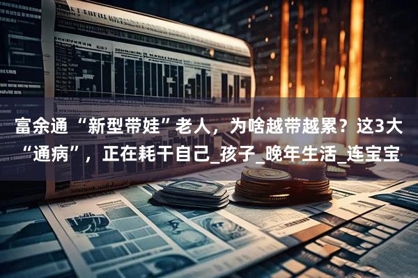 富余通 “新型带娃”老人，为啥越带越累？这3大“通病”，正在耗干自己_孩子_晚年生活_连宝宝