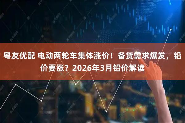 粤友优配 电动两轮车集体涨价！备货需求爆发，铅价要涨？2026年3月铅价解读